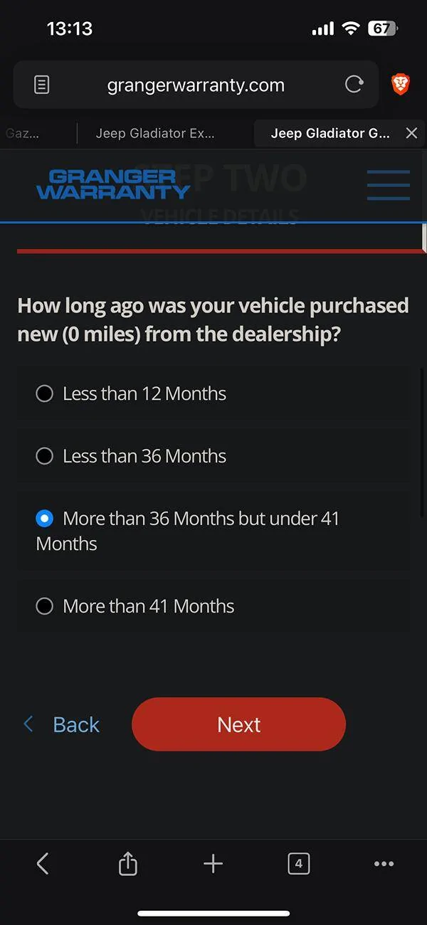 Jeep Gladiator Jeep Warranty @Dealer Cost! Now Through March 31st! IMG_4372