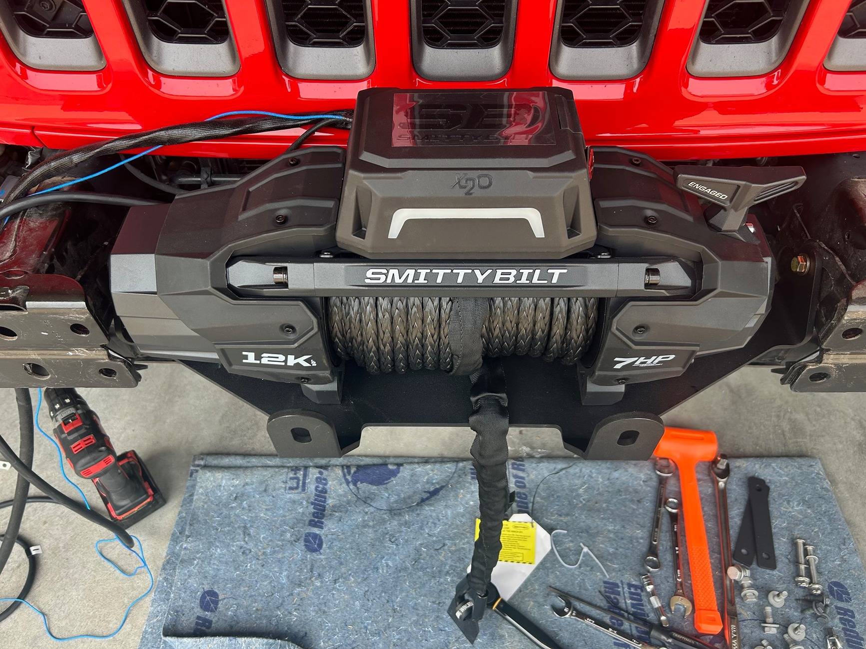 Jeep Gladiator Smitty X2O Gen3 / Grimm Install Winch Installation