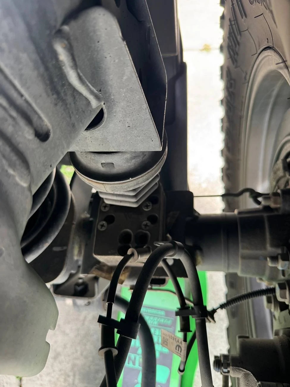 Jeep Gladiator Excessive rear spring bow/bump stops not lined up IMG_2862