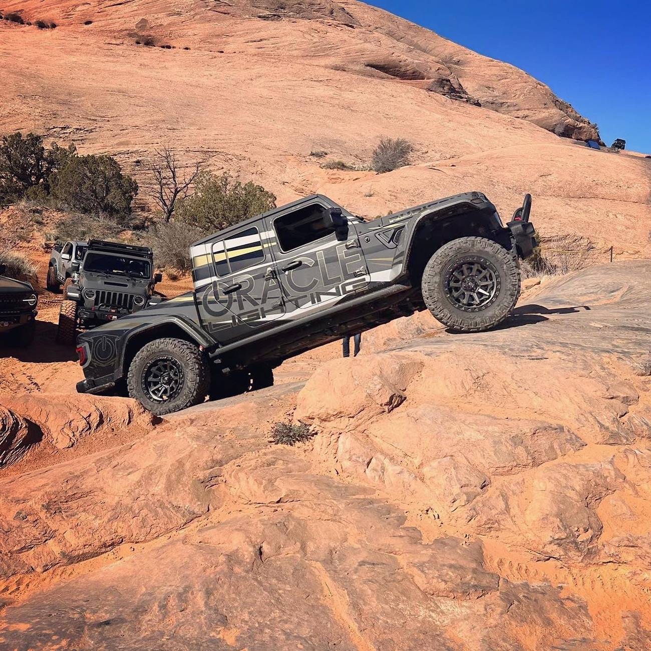 Jeep Gladiator Im looking for more reviews on the Oracle Skid Plate with Integrated LED lights?? 340237725_961286365050069_3453220608639836970_n