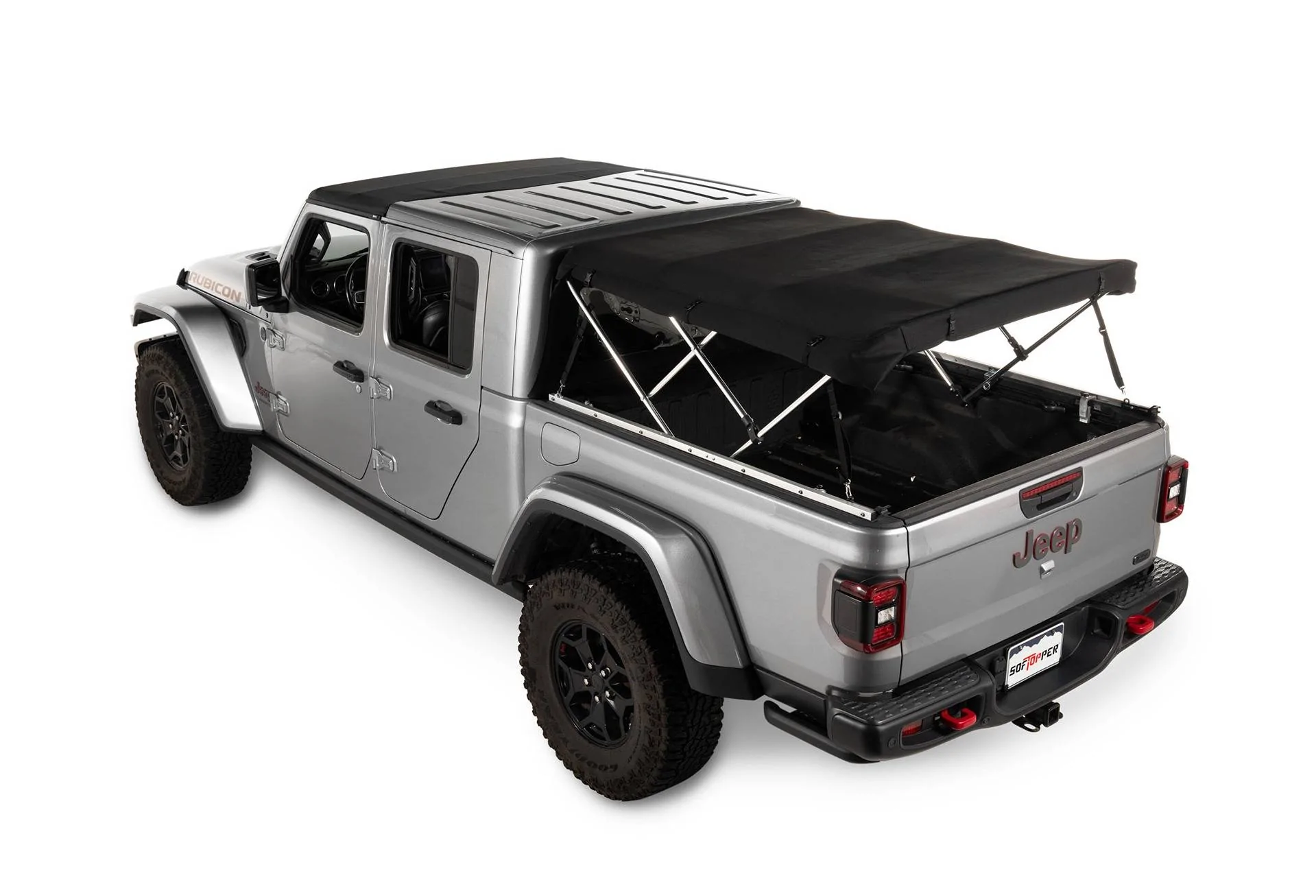 Jeep Gladiator Softopper - Retractable Truck Bed Cover for Gladiator Jeep_GL_Twill_Safari (1)