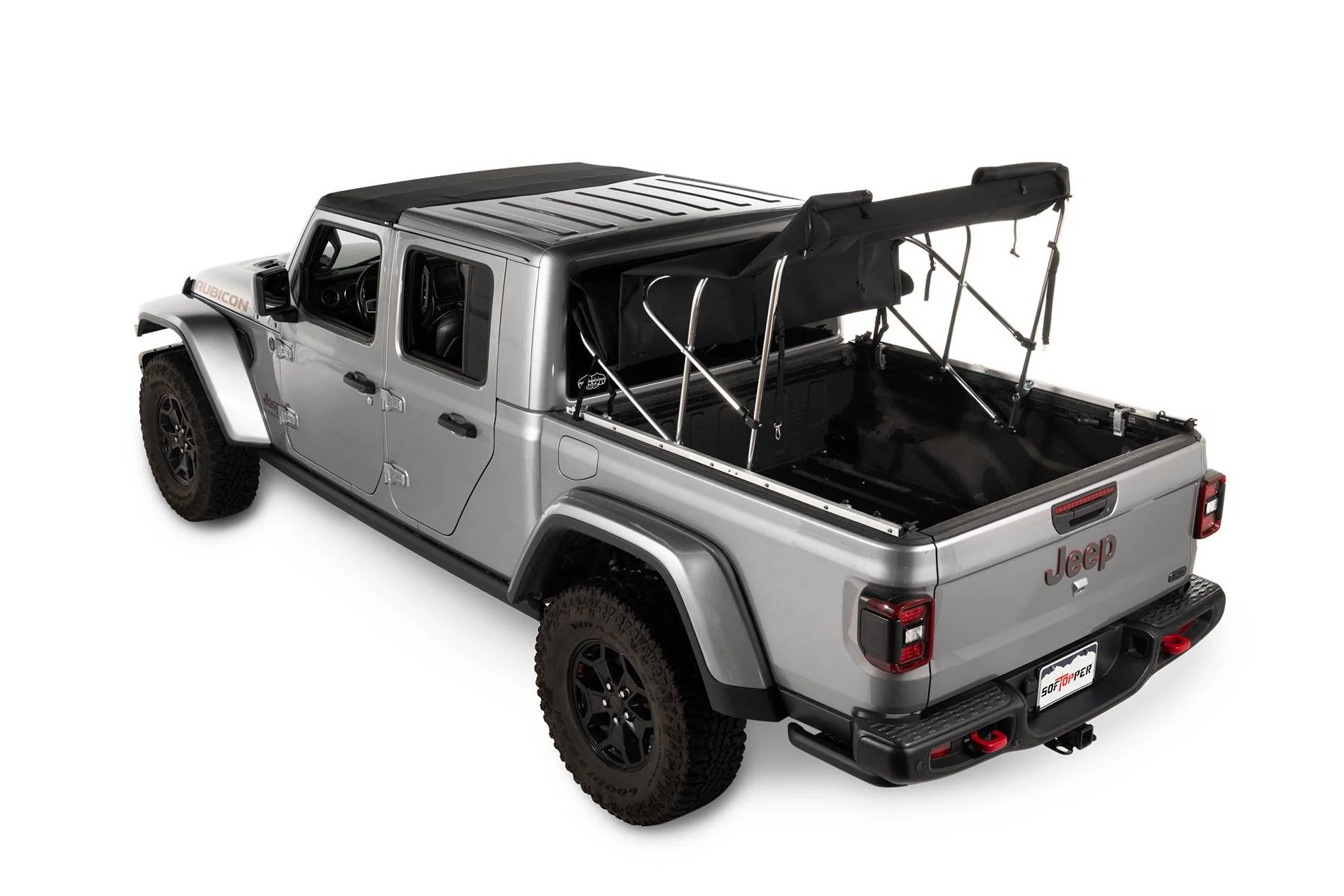Jeep Gladiator Softopper - Retractable Truck Bed Cover for Gladiator Jeep_GL_Twill_Fold2 (1)