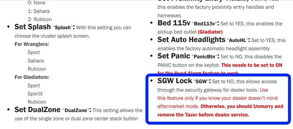 Jeep Gladiator TAZER installation.... Loosing mind.... 1744379812362-p0