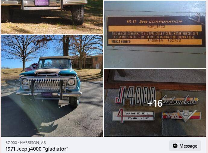 Jeep Gladiator Found a 1971 Gladiator for Sale. 1744638157440-ed