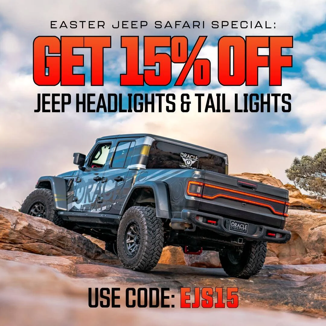Jeep Gladiator Celebrate Easter Jeep Safari with 15% OFF Jeep Lights 🔥 EJS-promo-social