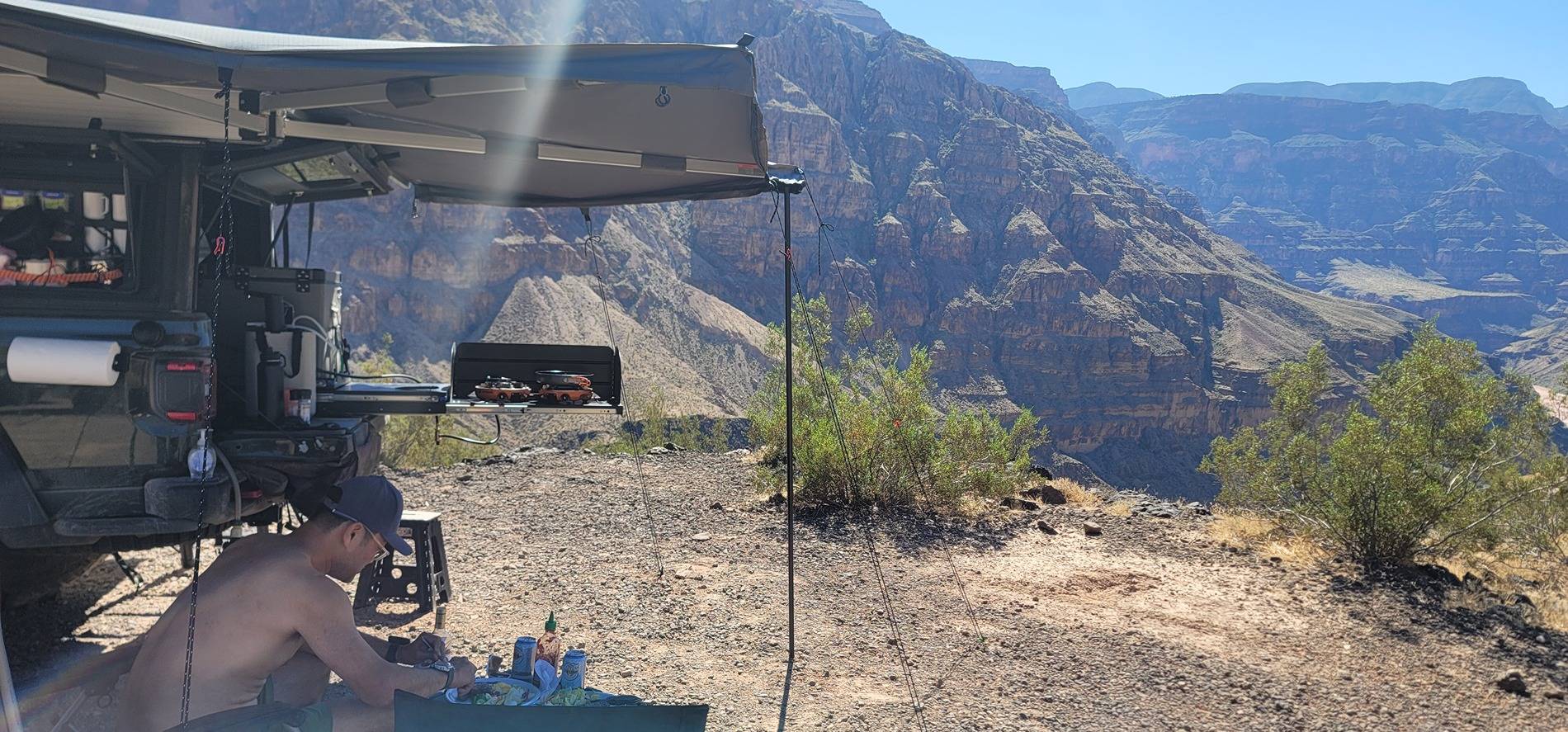 Jeep Gladiator Kitchen slideout in bed 20230929_115256