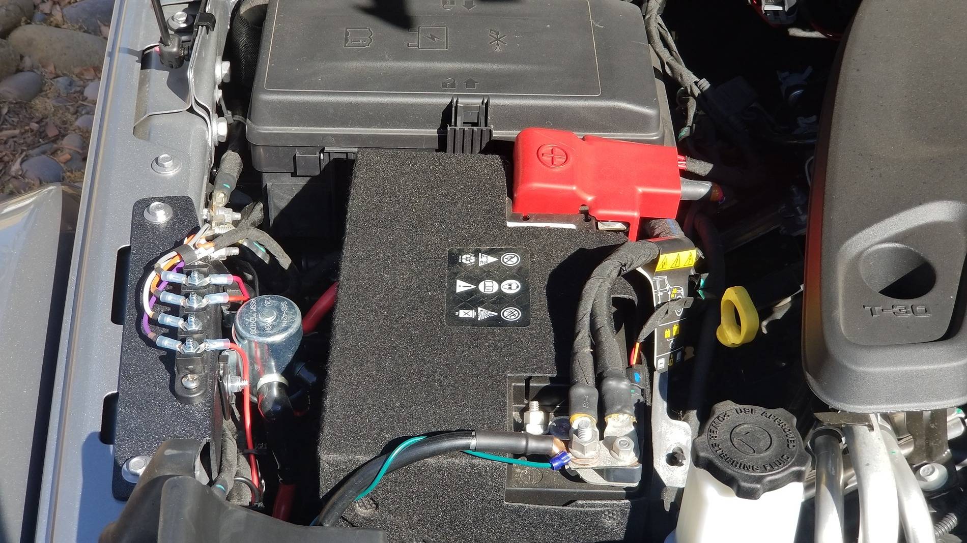 Jeep Gladiator How to fit a winch solenoid by the battery? 20201018_110144