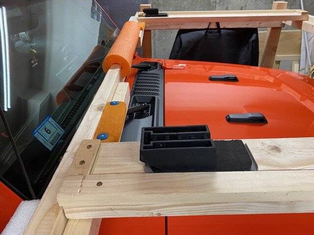 Jeep Gladiator Made a rolling hard top holder this past weekend IMG_0712