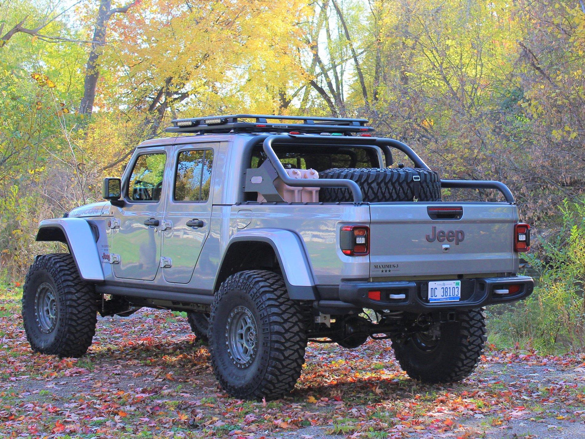 Jeep Gladiator Maximus-3 trifecta of rack solutions for the Jeep Gladiator C5753579-B9DC-4199-930E-51FD83DEC258