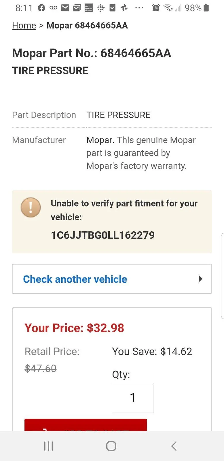 Jeep Gladiator Tire Fill Alert and Selectable Tire Fill Alert Screenshot_20191104-081157_Samsung Internet