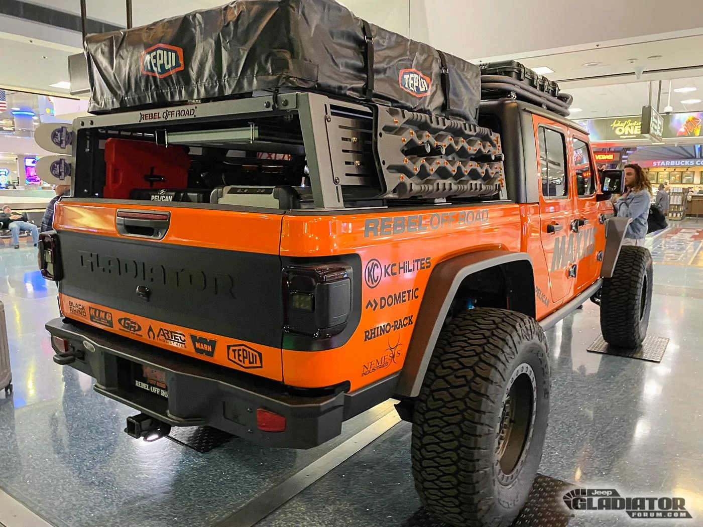 Jeep Gladiator Rebel OffRoad JT Gladiator Orange-Wrapped Overland Build [SEMA 2019] Rebel-Offroad-JT-Gladiator-Build-SEMA-2019-JGF-Coverage-11