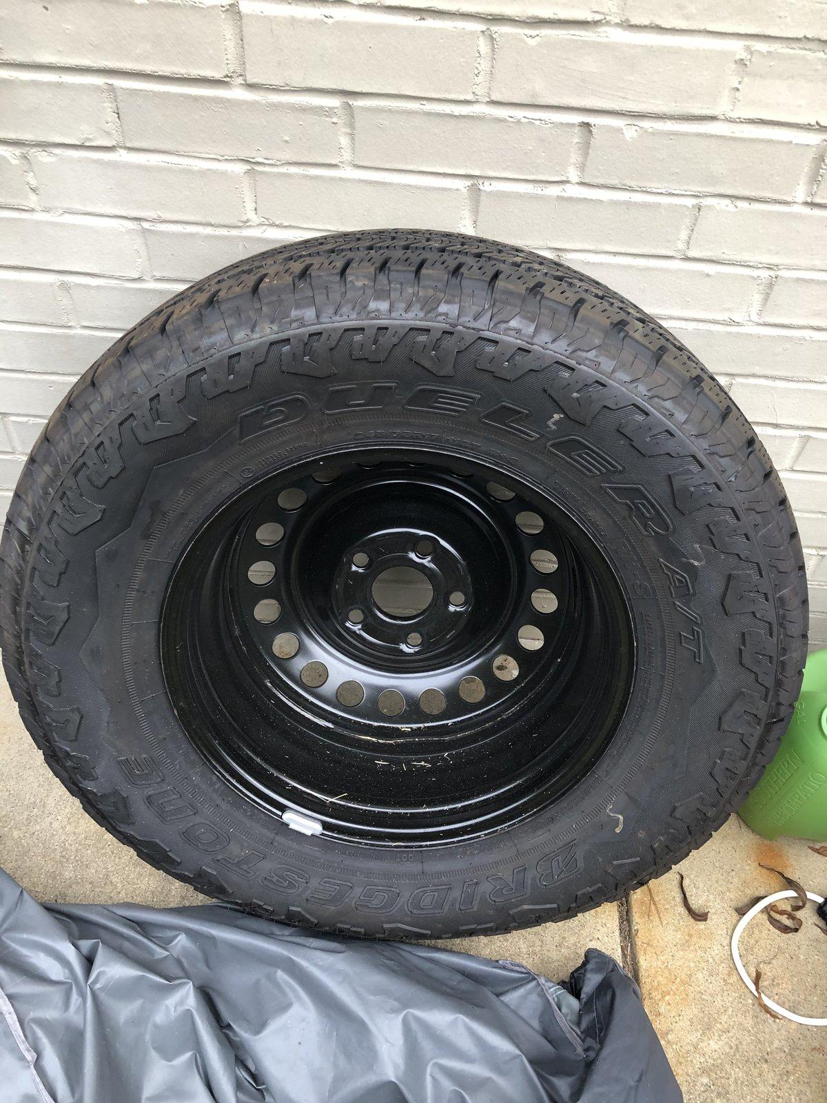 Jeep Gladiator Takeoff wheels and tires AF30DC87-B72F-4831-ABFB-67D2B759839B
