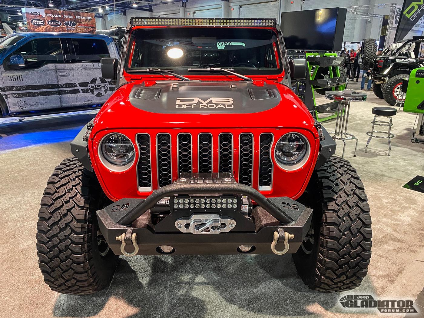 Jeep Gladiator DV8 Jeep Gladiator Build (Red) [SEMA 2019] DV8-Red-Jeep-Gladiator-JT-SEMA-Build-2