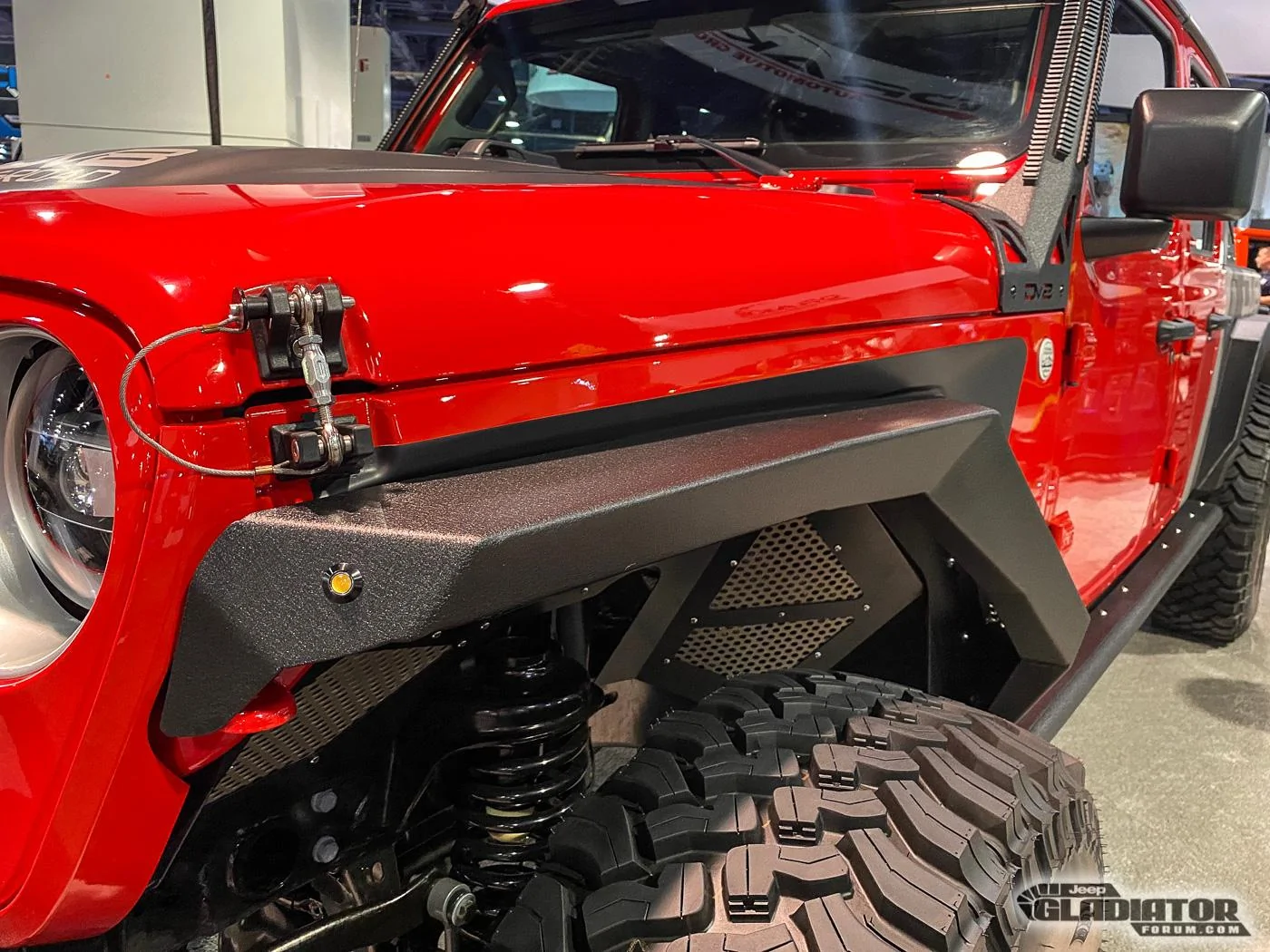 Jeep Gladiator DV8 Jeep Gladiator Build (Red) [SEMA 2019] DV8-Red-Jeep-Gladiator-JT-SEMA-Build-6