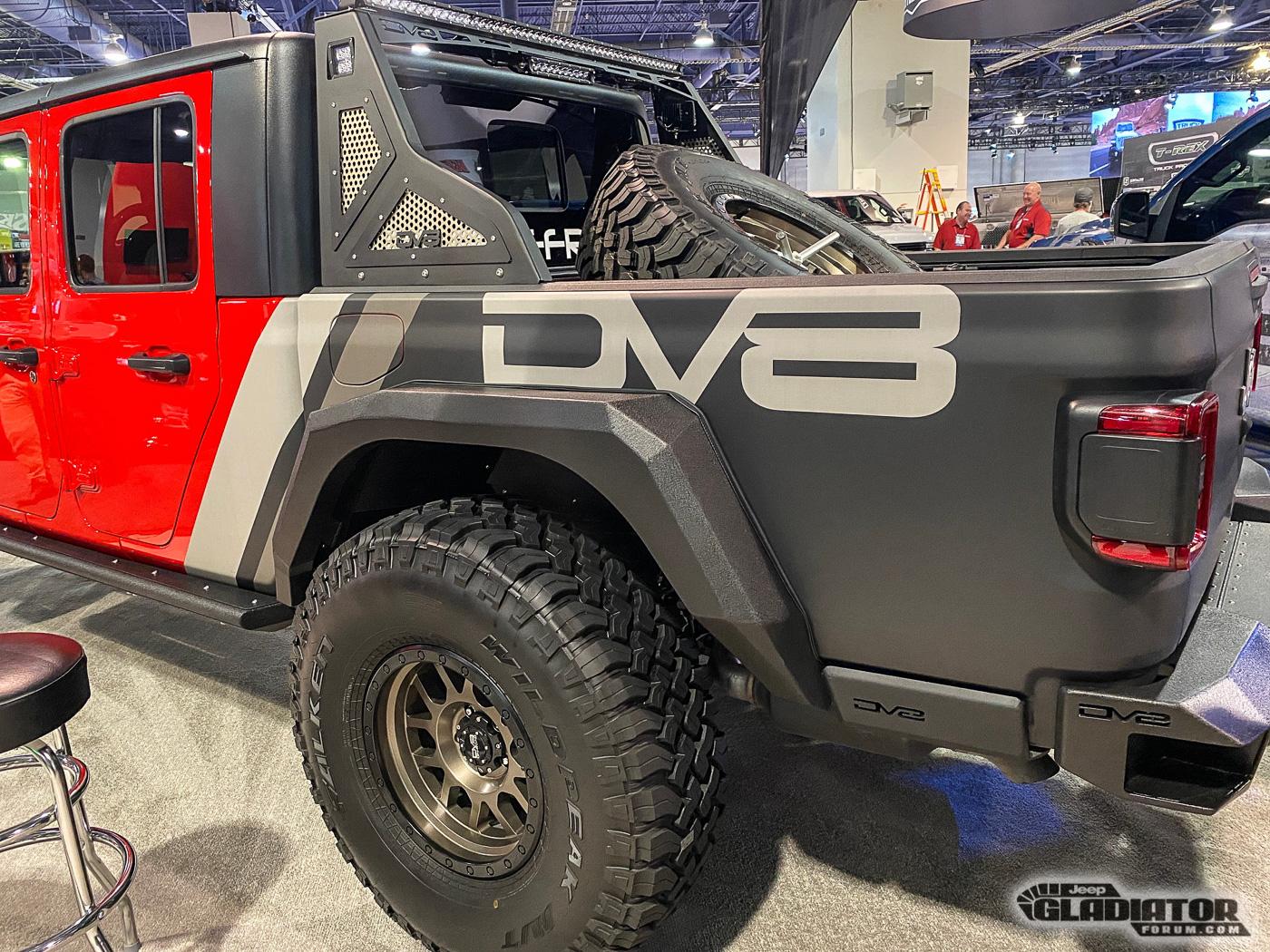 Jeep Gladiator DV8 Jeep Gladiator Build (Red) [SEMA 2019] DV8-Red-Jeep-Gladiator-JT-SEMA-Build-14