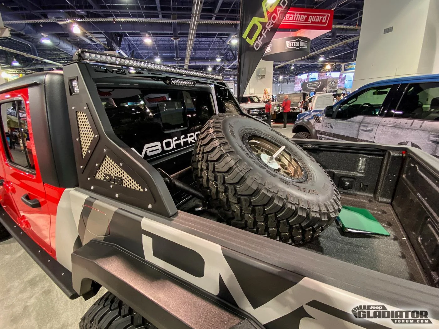 Jeep Gladiator DV8 Jeep Gladiator Build (Red) [SEMA 2019] DV8-Red-Jeep-Gladiator-JT-SEMA-Build-16