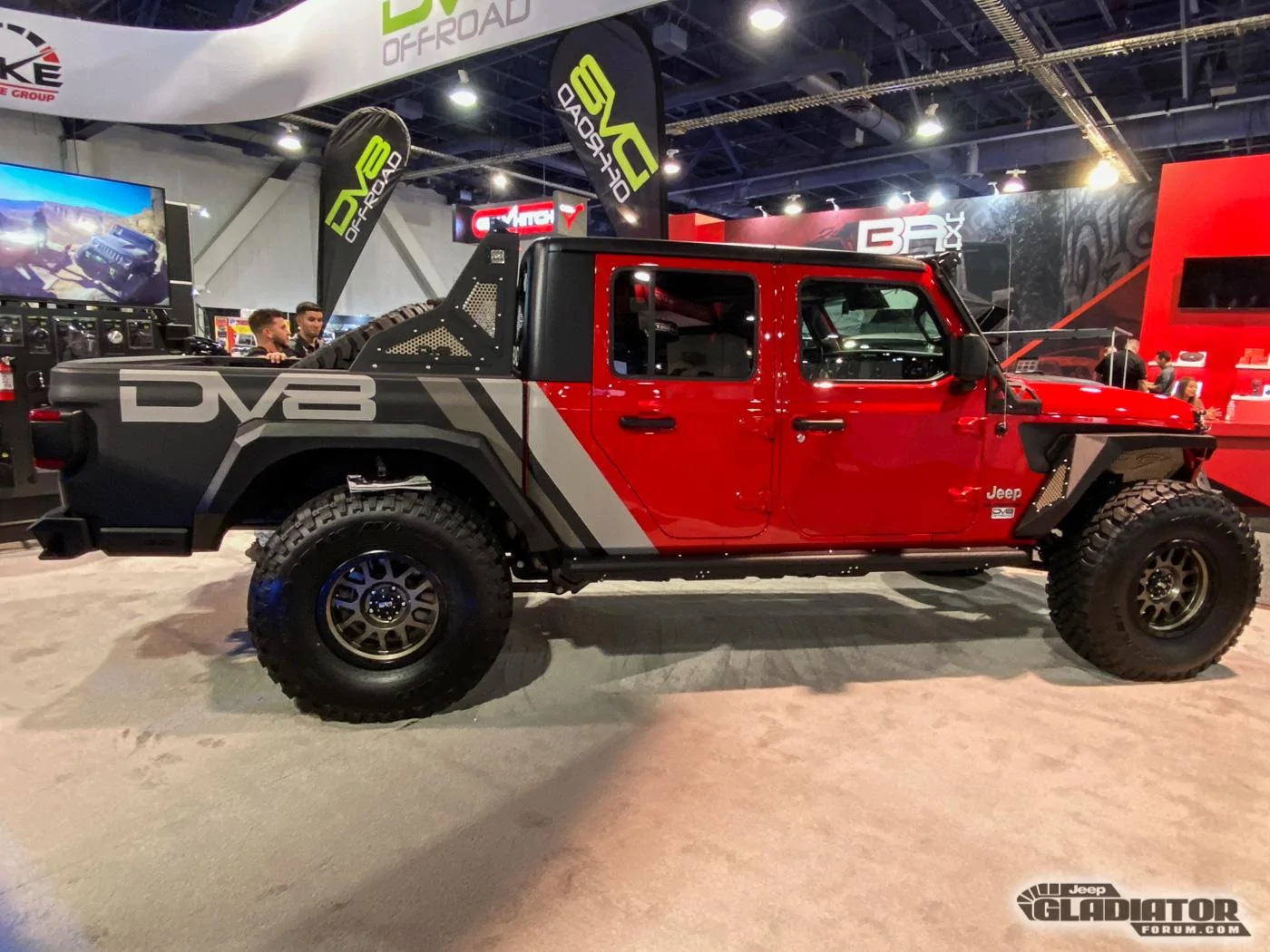 Jeep Gladiator DV8 Jeep Gladiator Build (Red) [SEMA 2019] DV8-Red-Jeep-Gladiator-JT-SEMA-Build-27