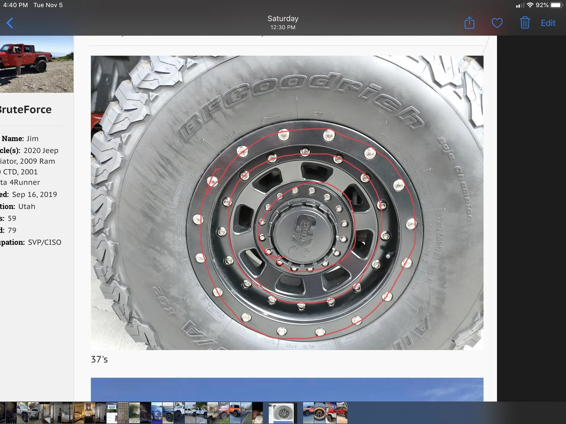Jeep Gladiator SHOW ME YOUR WHEELS! EE546AA6-12FD-433D-934B-A72AFC154E35