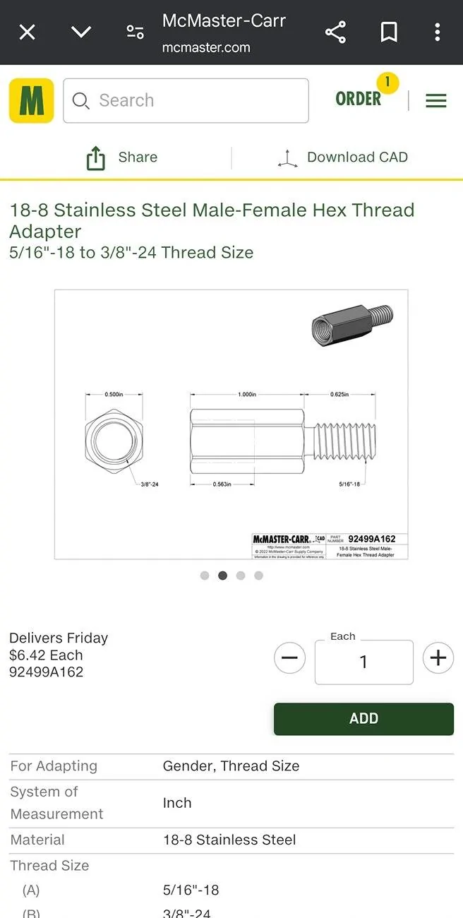 Jeep Gladiator Firestick am/fm antenna Screenshot_20250416_210536_Chrom