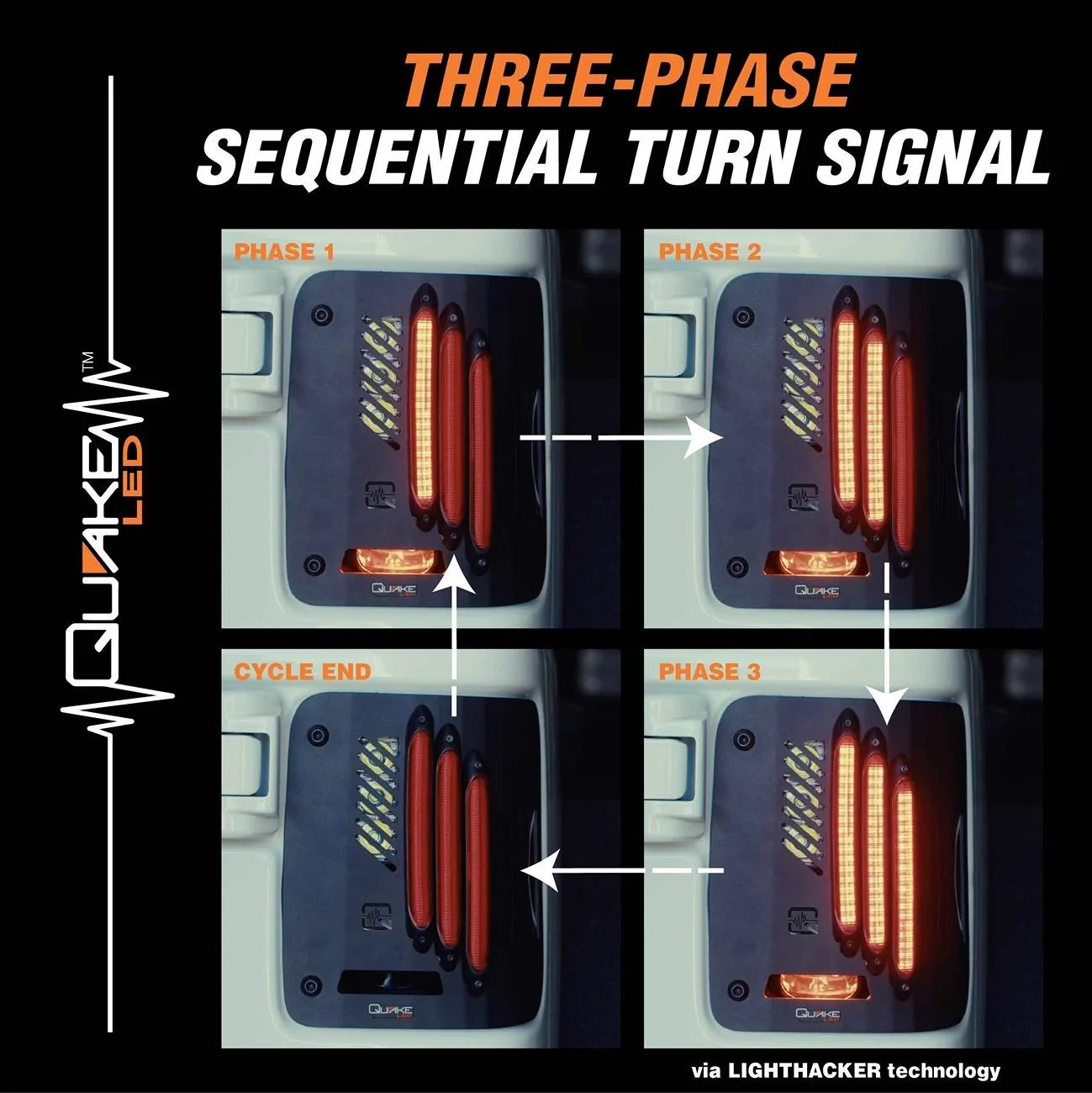 Jeep Gladiator !!!NEW Product!!! Quake Led FLUSH Taillights are live! Featuring B.A.S.S. Technology - QMT1538 8_Flush Ads
