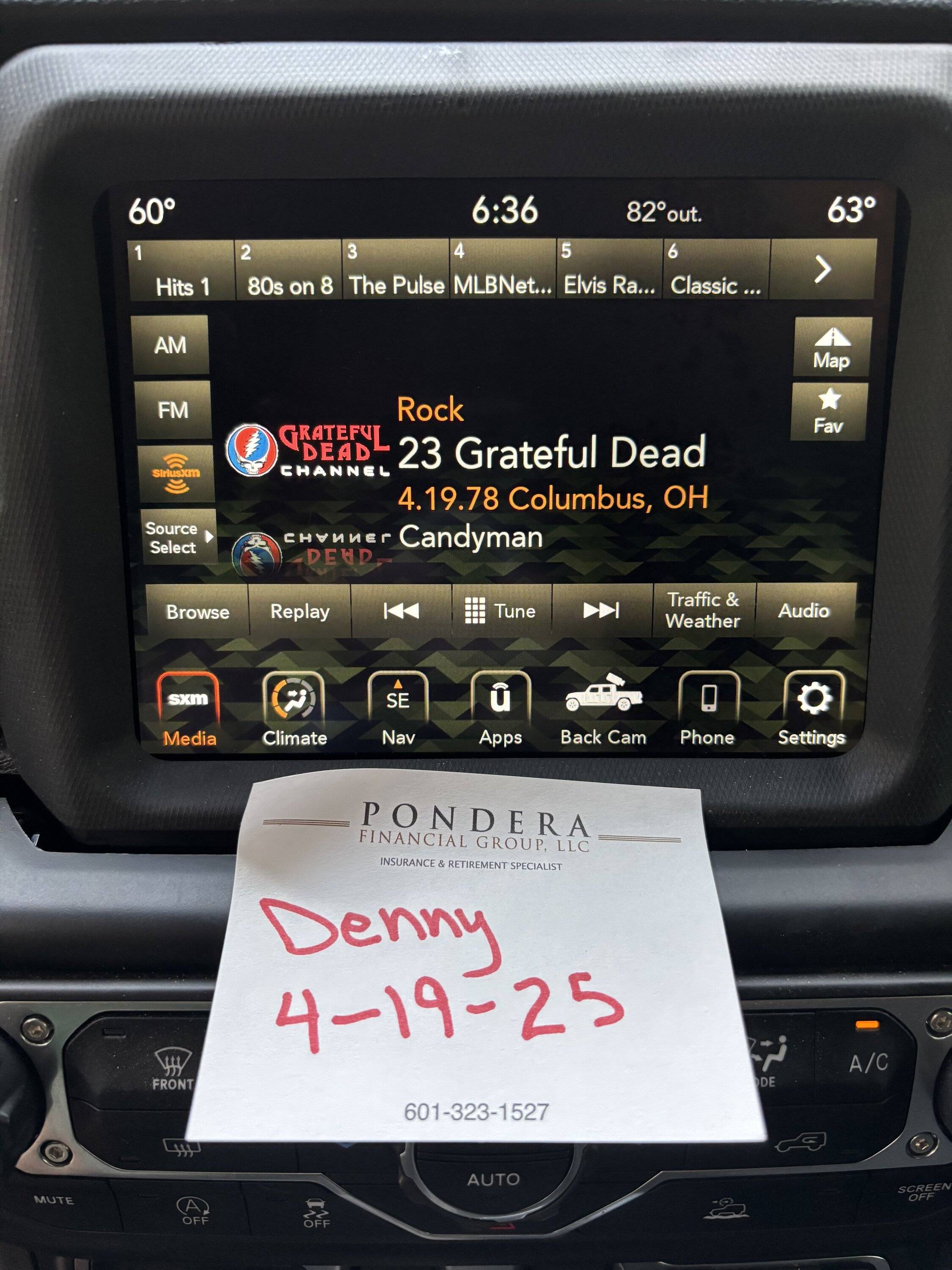 Jeep Gladiator 8.4” radio from 2023 Gladiator IMG_2158
