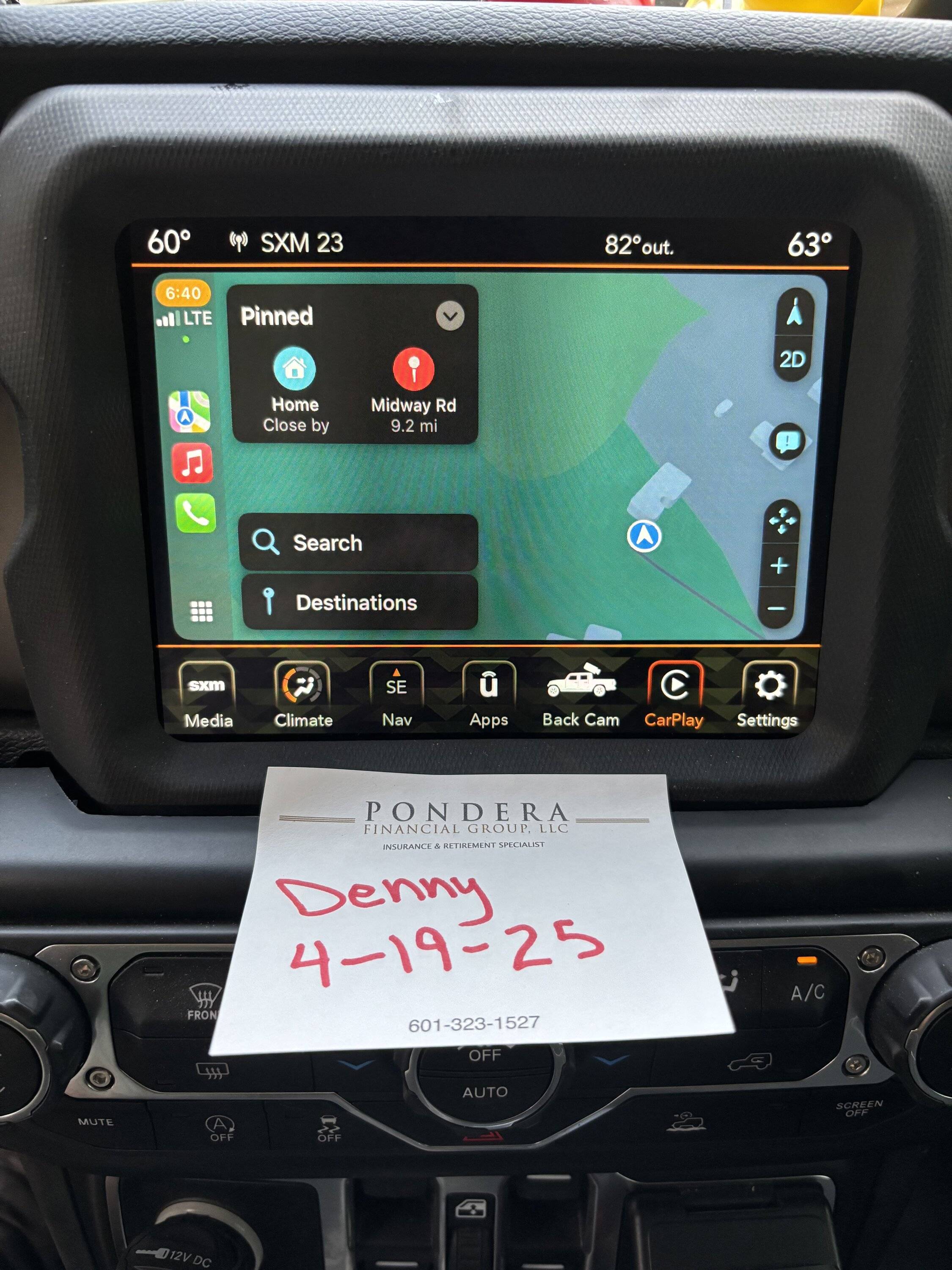 Jeep Gladiator 8.4” radio from 2023 Gladiator IMG_2162