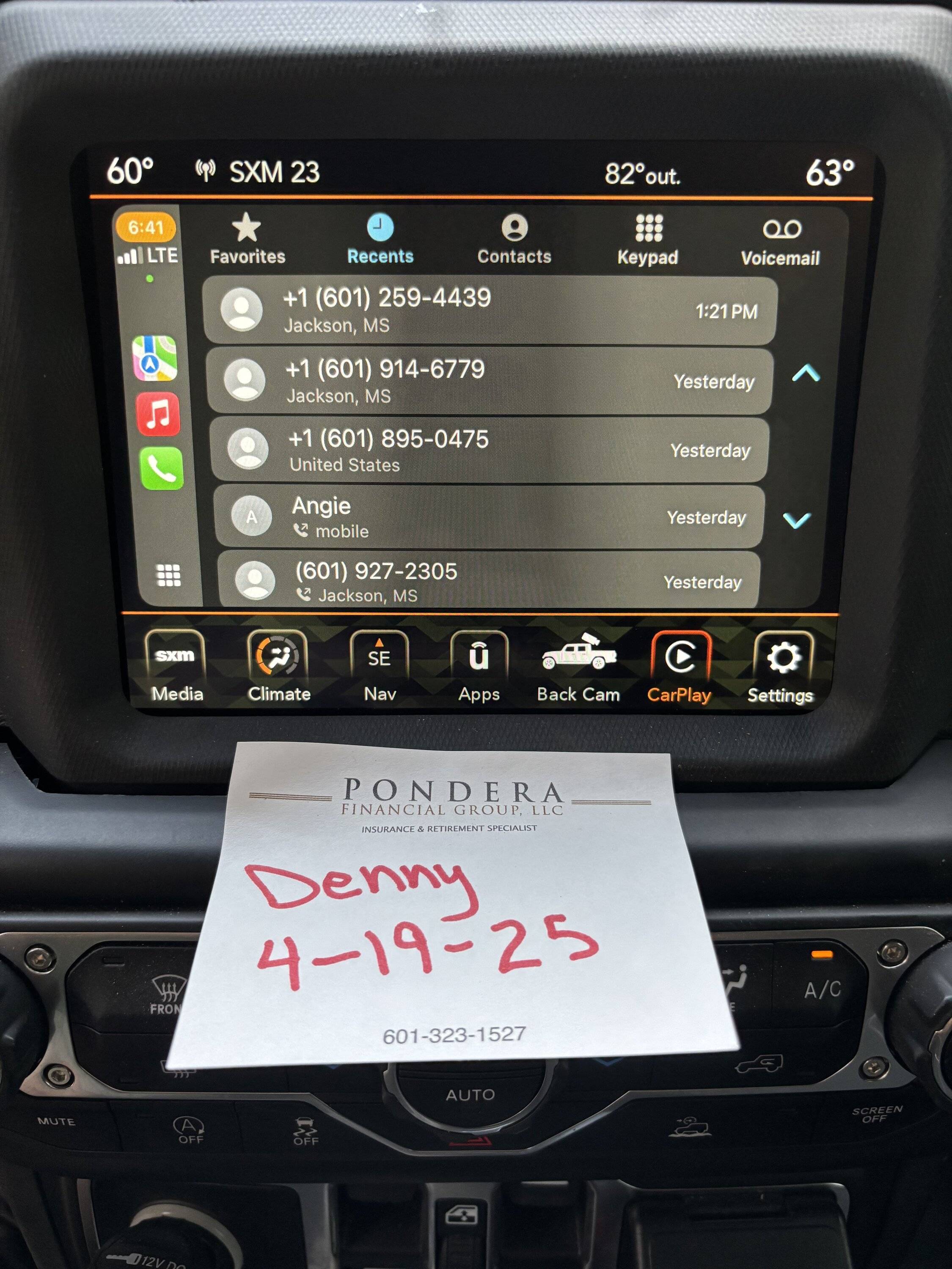Jeep Gladiator 8.4” radio from 2023 Gladiator IMG_2163