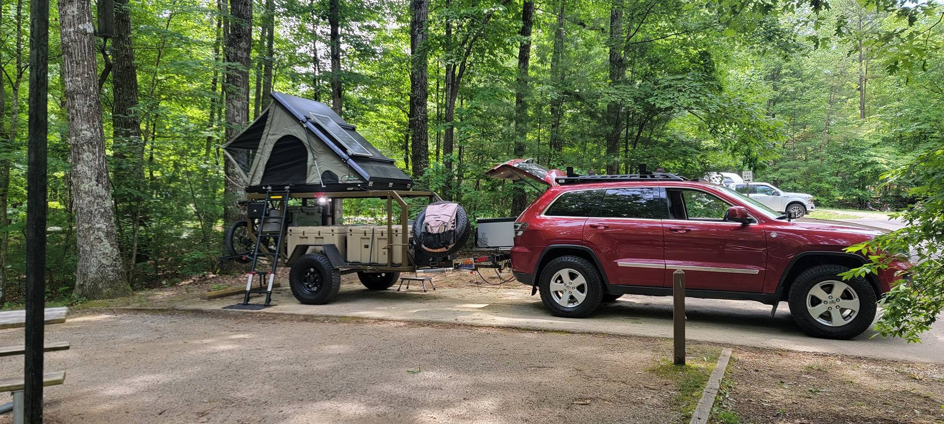 Jeep Gladiator Tent Trailer for weekend adventures 20220610_142636
