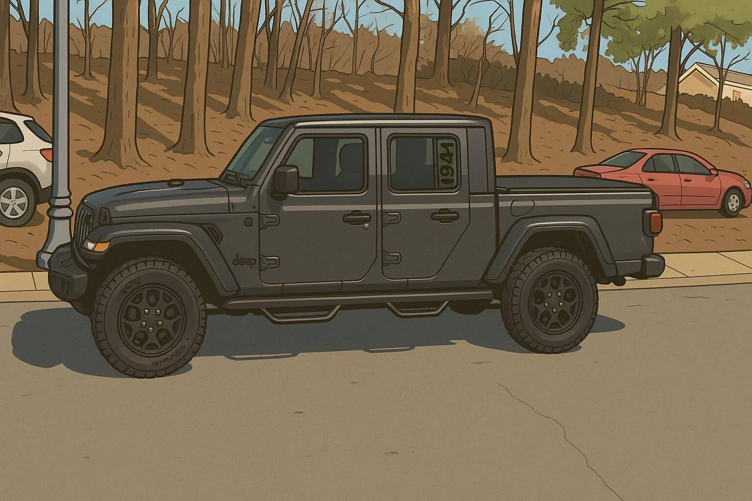 Jeep Gladiator Cartoonize your JT (PICS) ChatGPT Image Apr 21, 2025, 06_33_14 AM