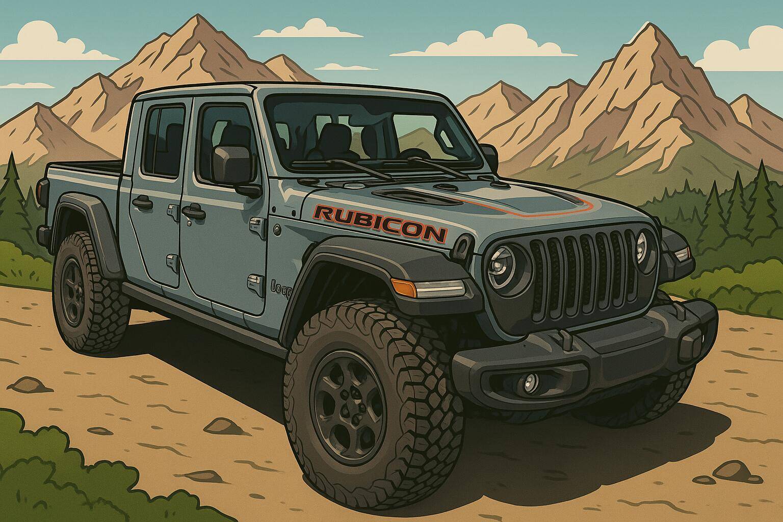 Jeep Gladiator Cartoonize your JT (PICS) Jeep JT 1