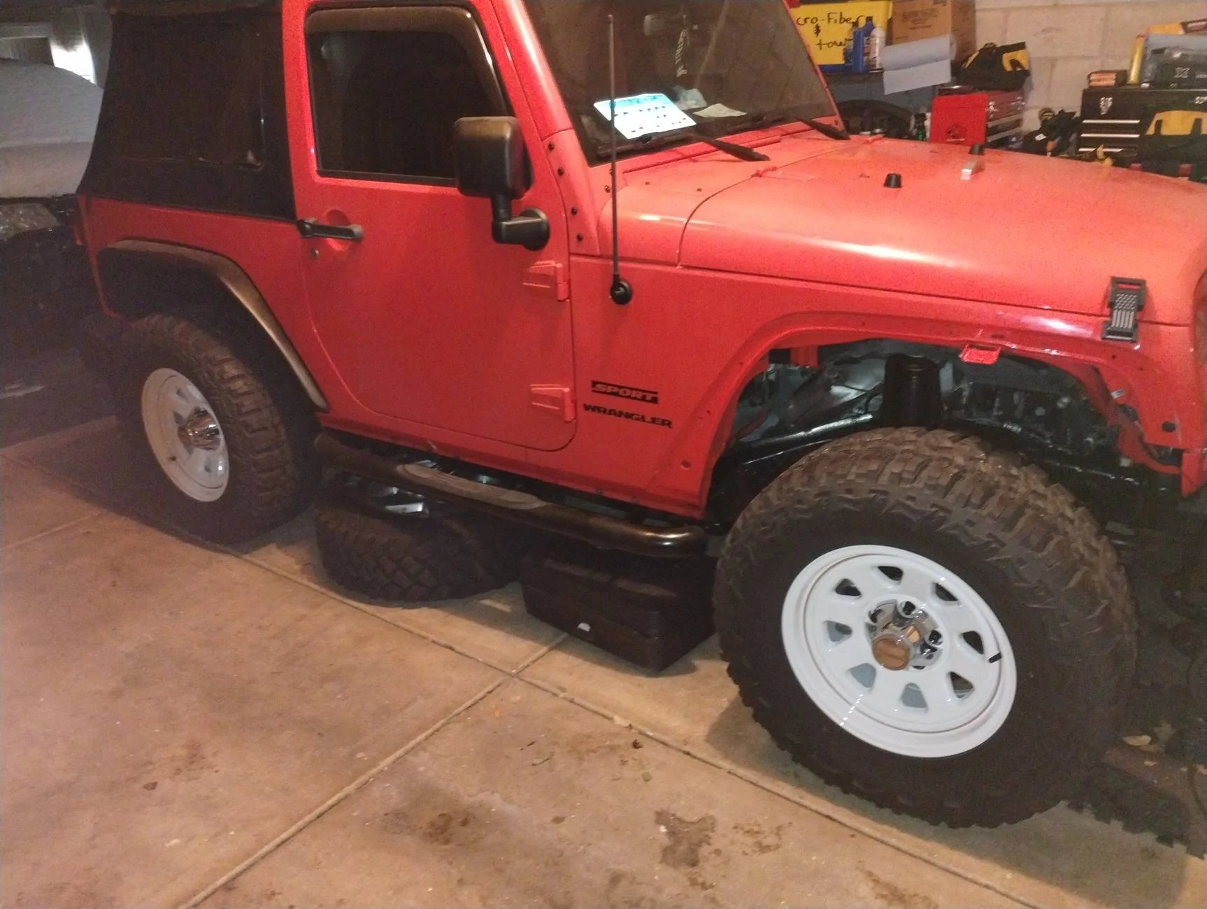 Jeep Gladiator White Retro CJ, Quadratec, Wheel Pics IMG_20241222_193607403