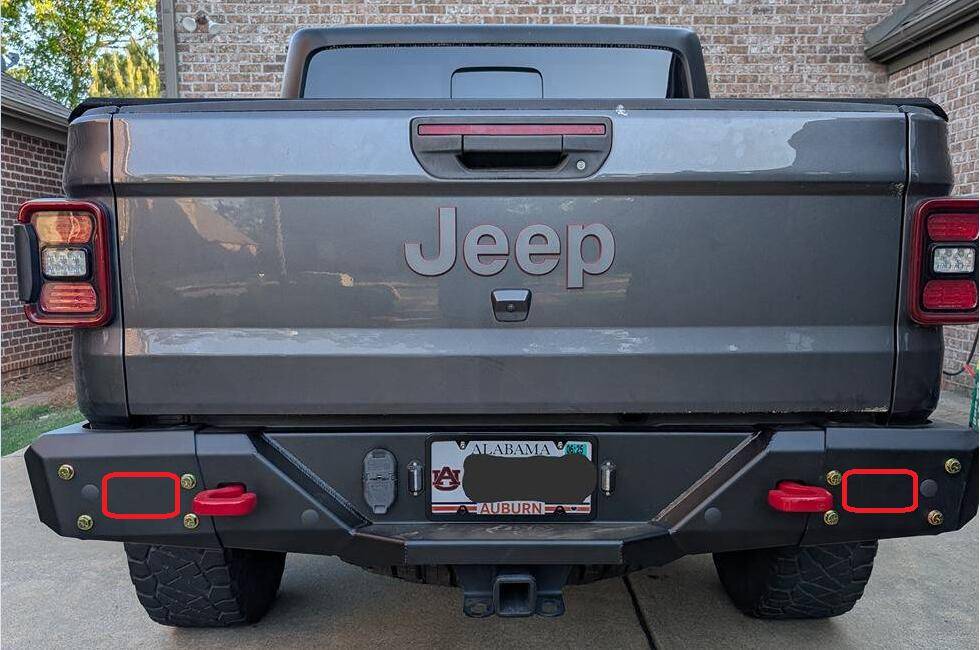 Jeep Gladiator Advice: Backup lights for Metalcloak Rear Bumper bumper