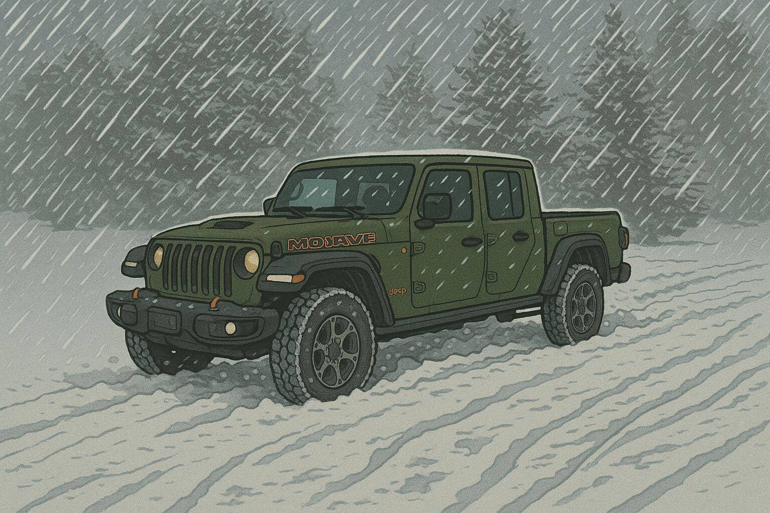 Jeep Gladiator Cartoonize your JT (PICS) ChatGPT Image Apr 22, 2025 at 06_29_35 PM