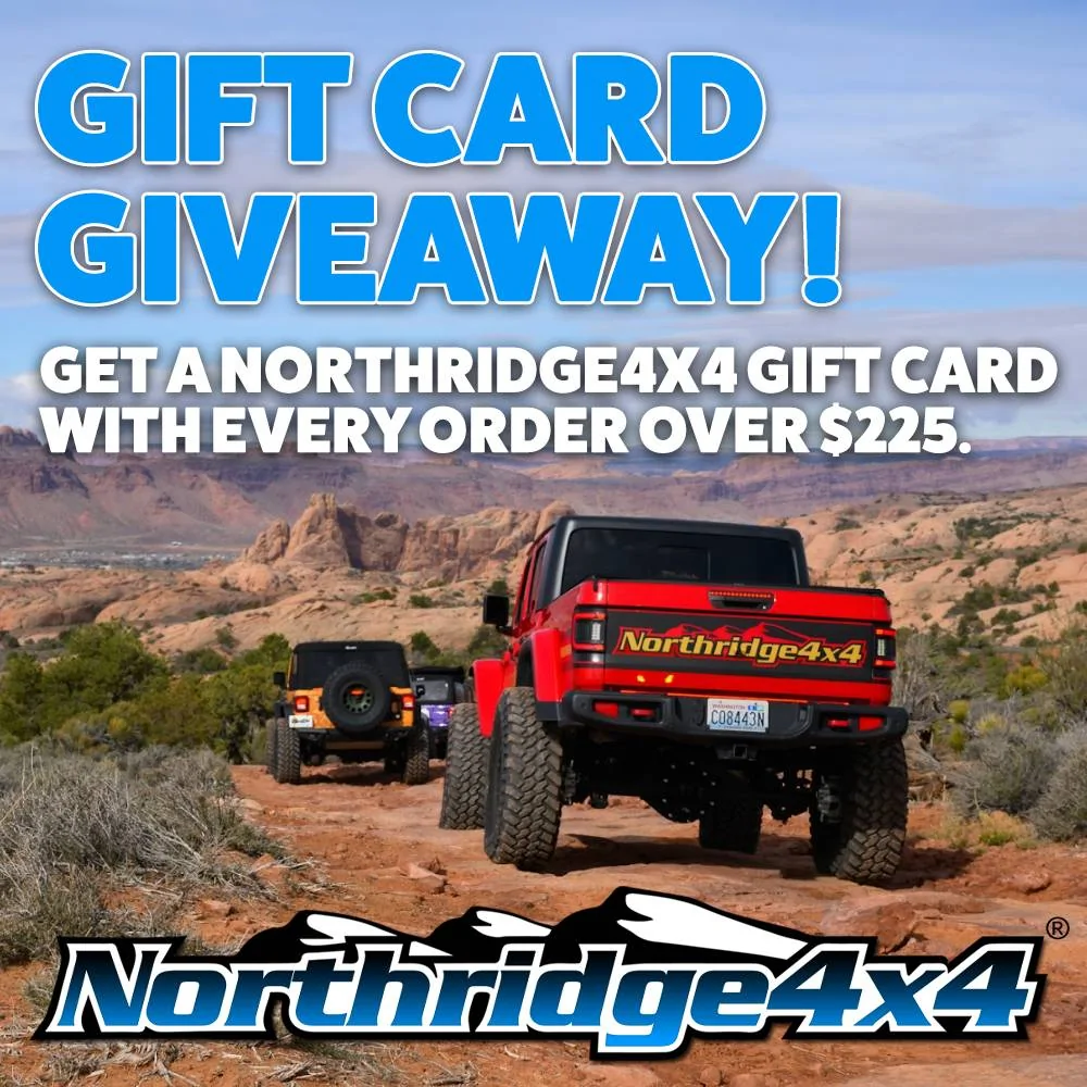 Jeep Gladiator Gift Card Giveaway!!! - Northridge4x4 NRGC-Social