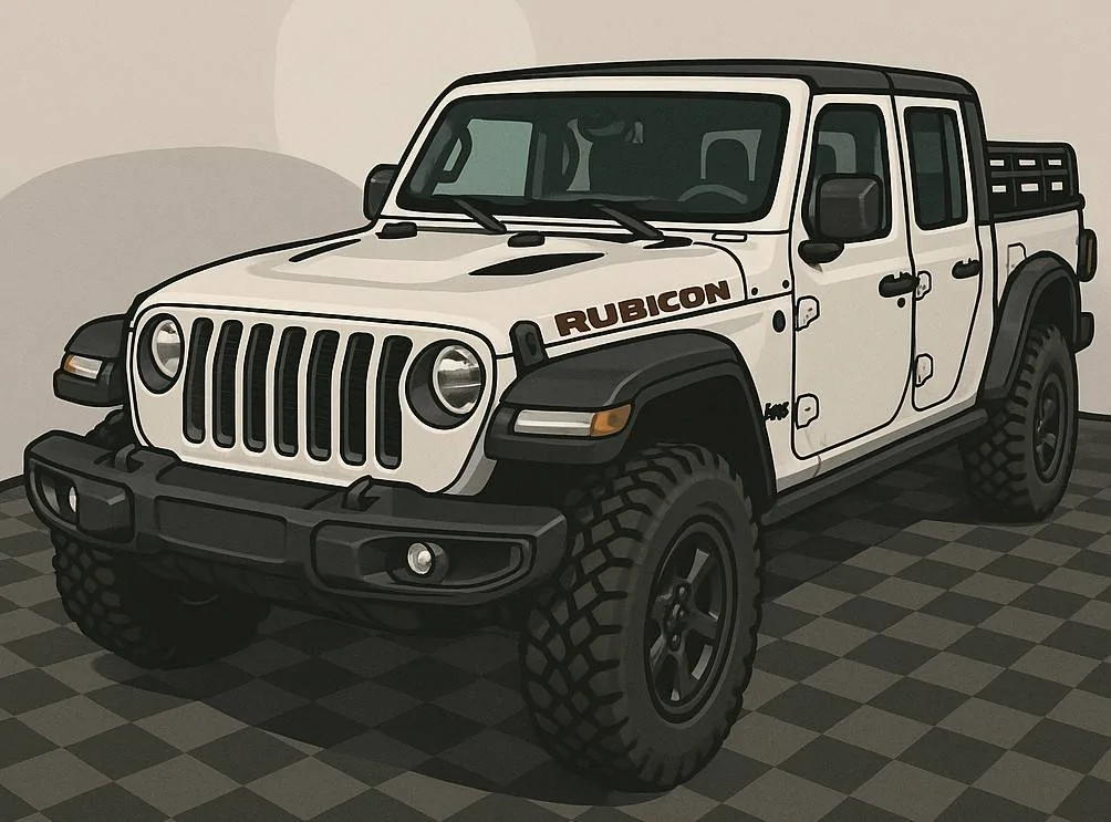 Jeep Gladiator Cartoonize your JT (PICS) Cartoon 01