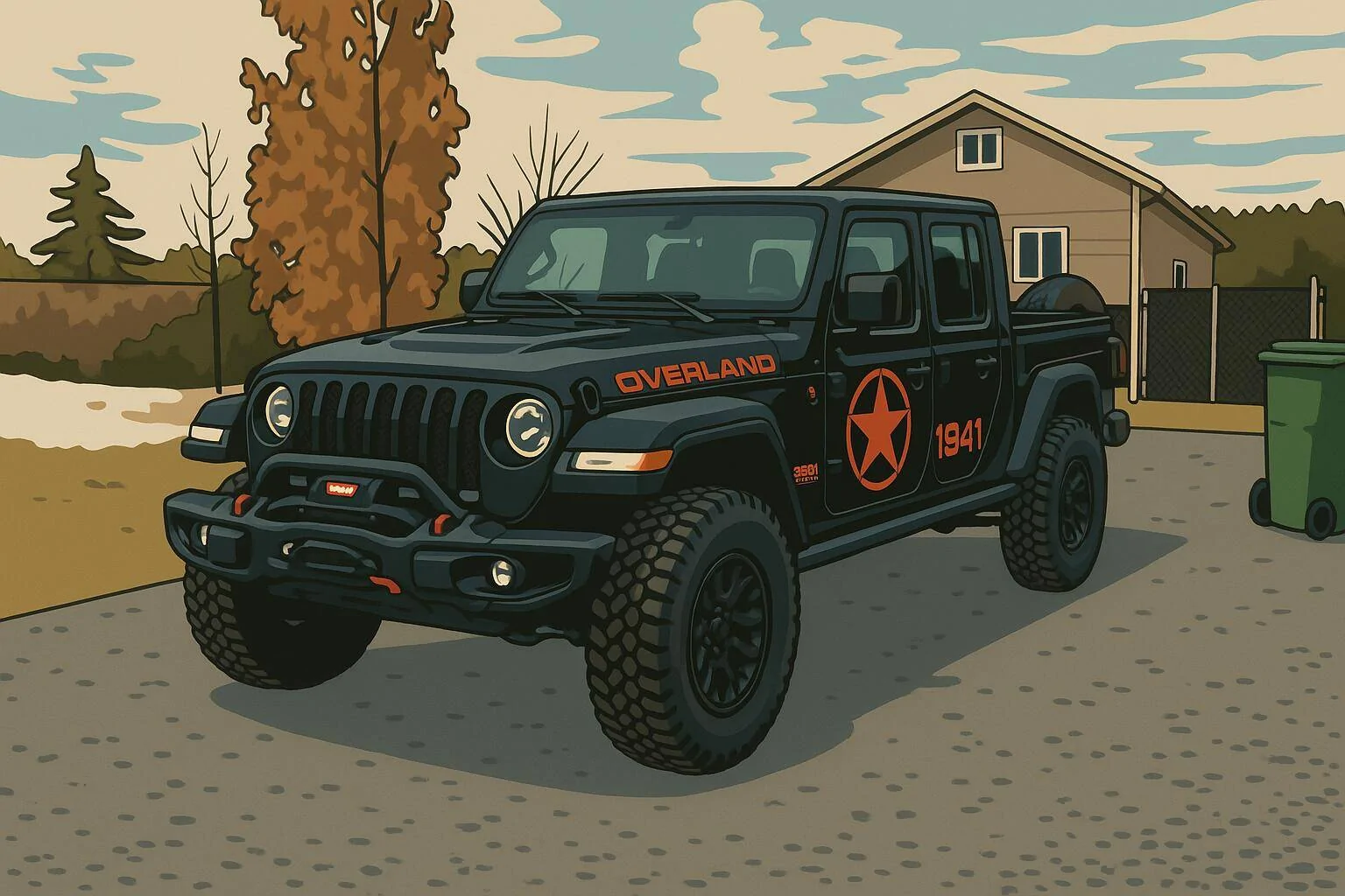 Jeep Gladiator Cartoonize your JT (PICS) IMG_8918