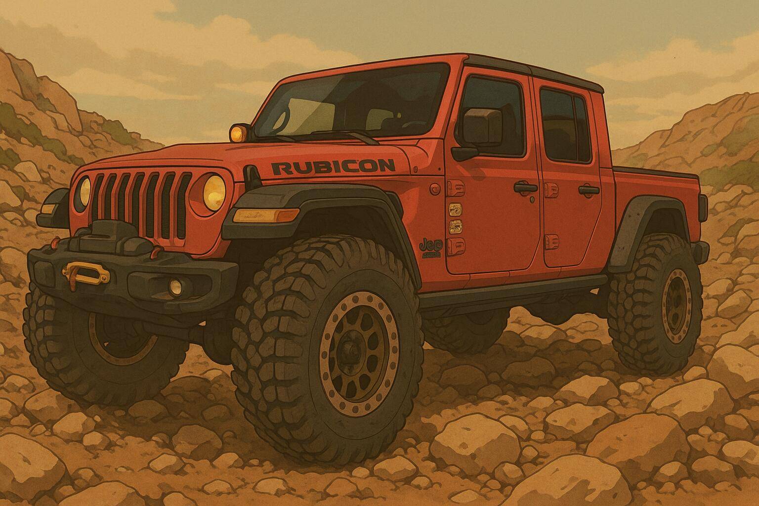 Jeep Gladiator Cartoonize your JT (PICS) cartoon