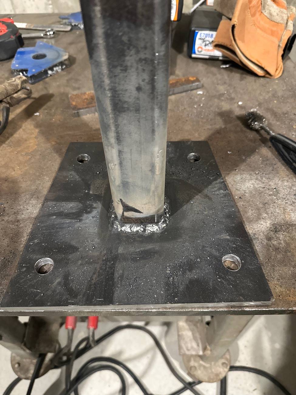 Jeep Gladiator Making a Vise Stand From Gladiator Parts IMG_2308