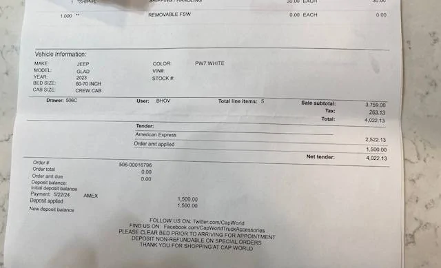 Jeep Gladiator JT Leer Cap 100XQ  REDUCED Leer #6