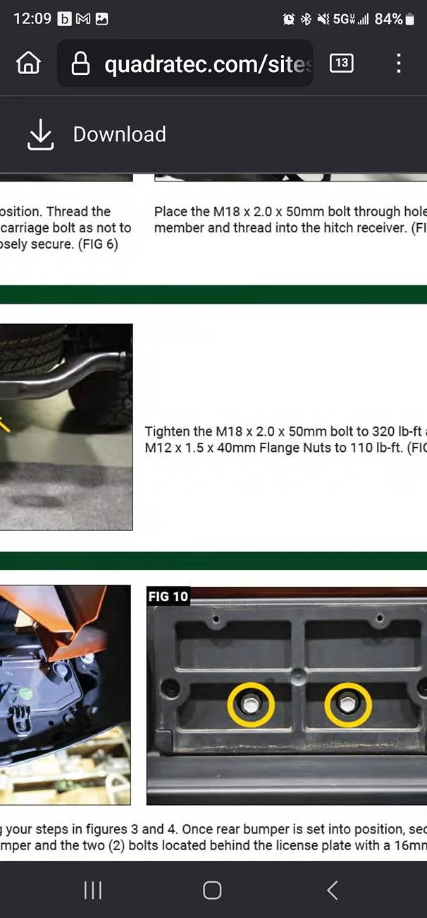 Jeep Gladiator Recommended Aftermarket Hitch Receiver for new 24 Gladiator Sport S Screenshot_20250428_120936_Firefox