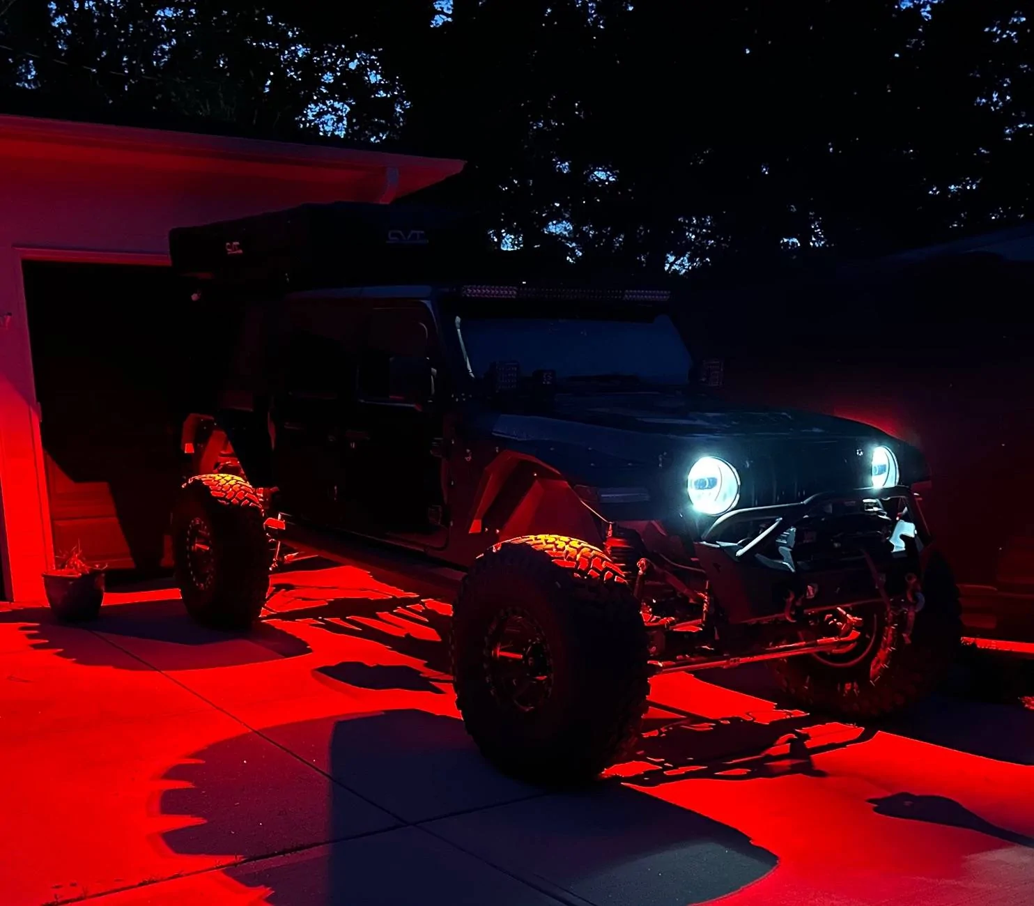 Jeep Gladiator Rock lights installed IMG_7457
