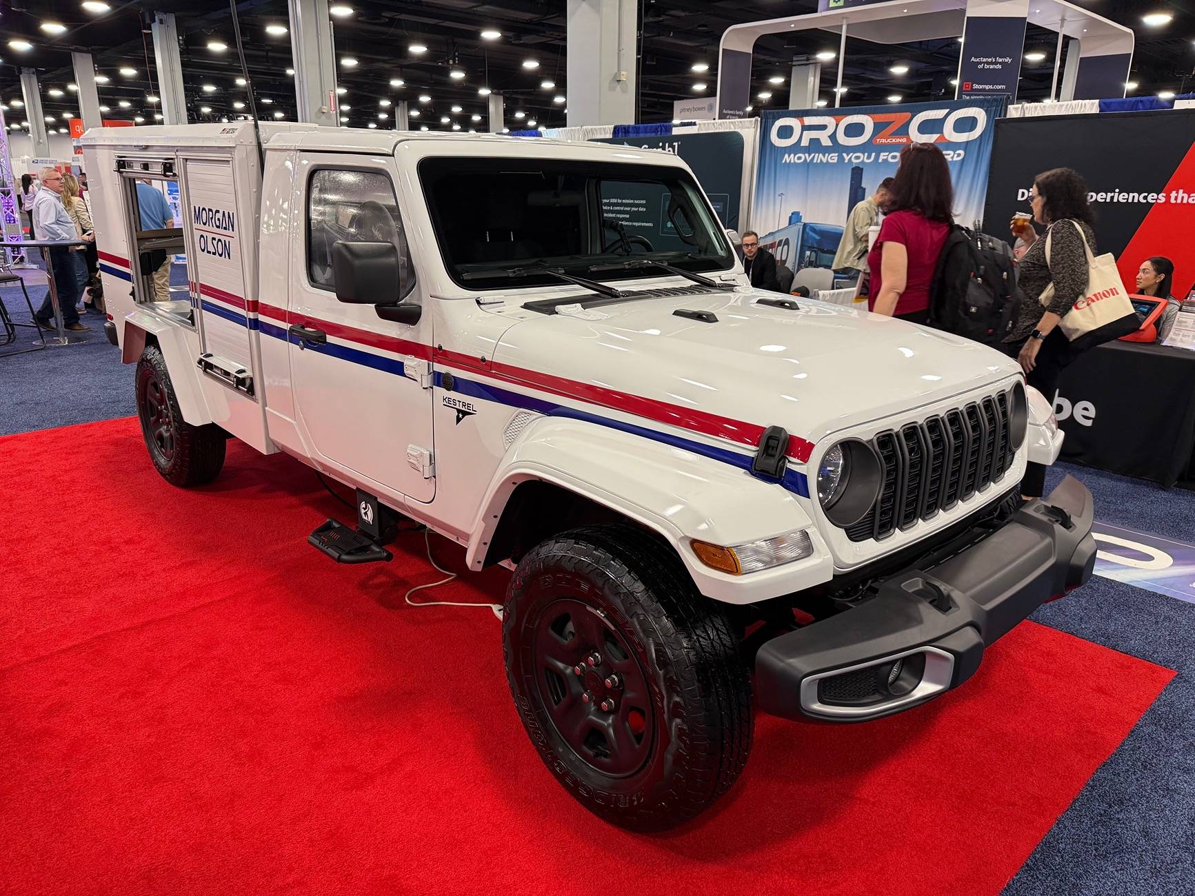 Jeep Gladiator JT Mail Truck? National Postal Forum has a Kestrel Gladiator on Display IMG_3527