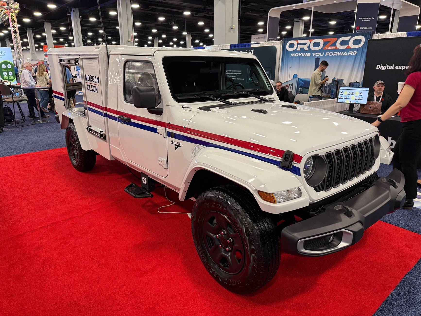 Jeep Gladiator JT Mail Truck? National Postal Forum has a Kestrel Gladiator on Display IMG_3526