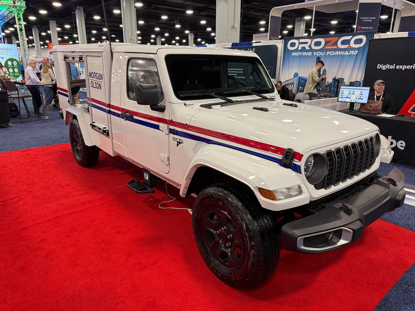 Jeep Gladiator JT Mail Truck? National Postal Forum has a Kestrel Gladiator on Display IMG_3525