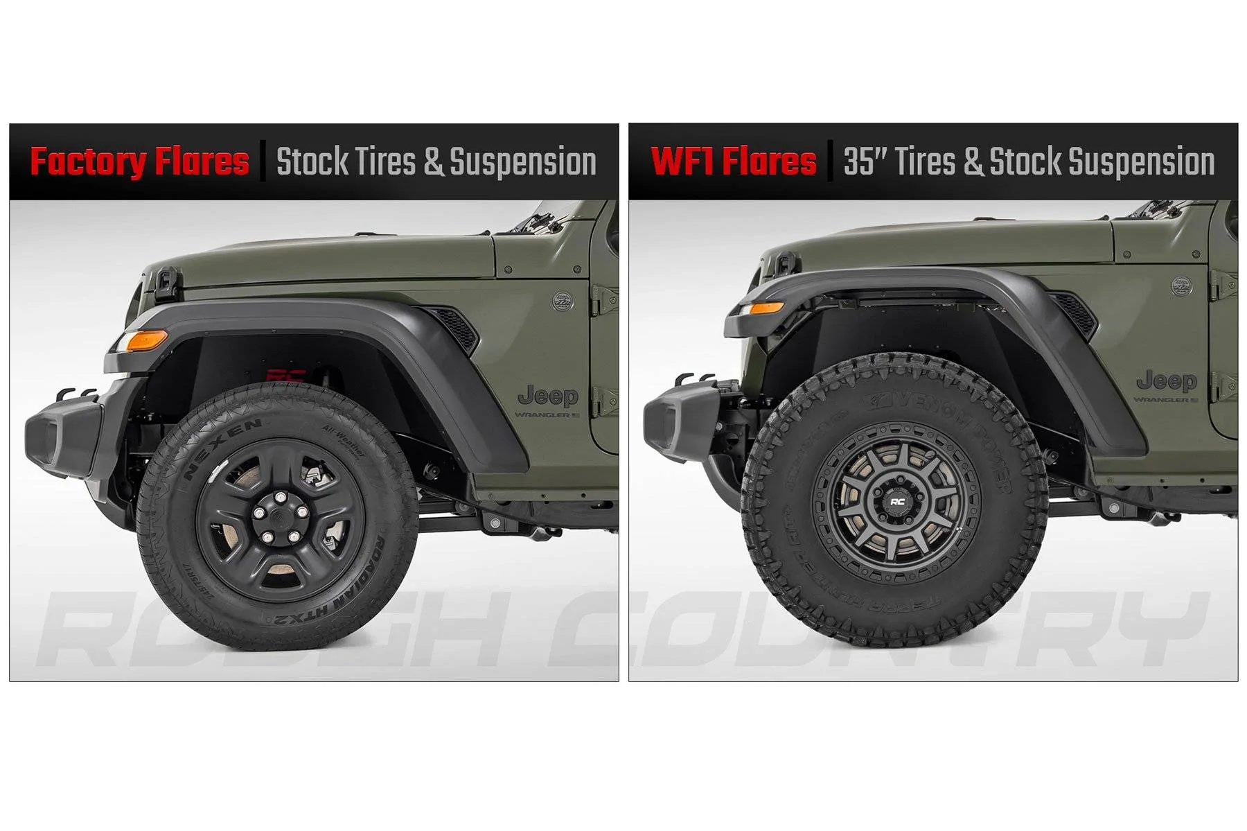 Jeep Gladiator WFI Fender Flares gladiator-wf1-graphic