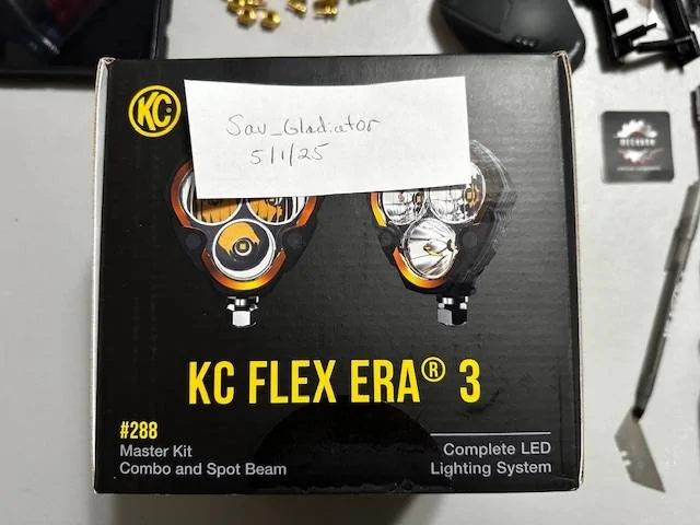 Jeep Gladiator KC Flex Era 3 Master Kit Combo and Spot beam IMG_2128