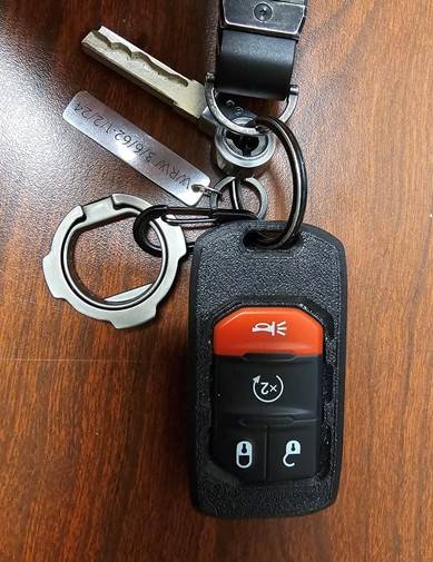 Jeep Gladiator Smaller key fob - 3d print keys