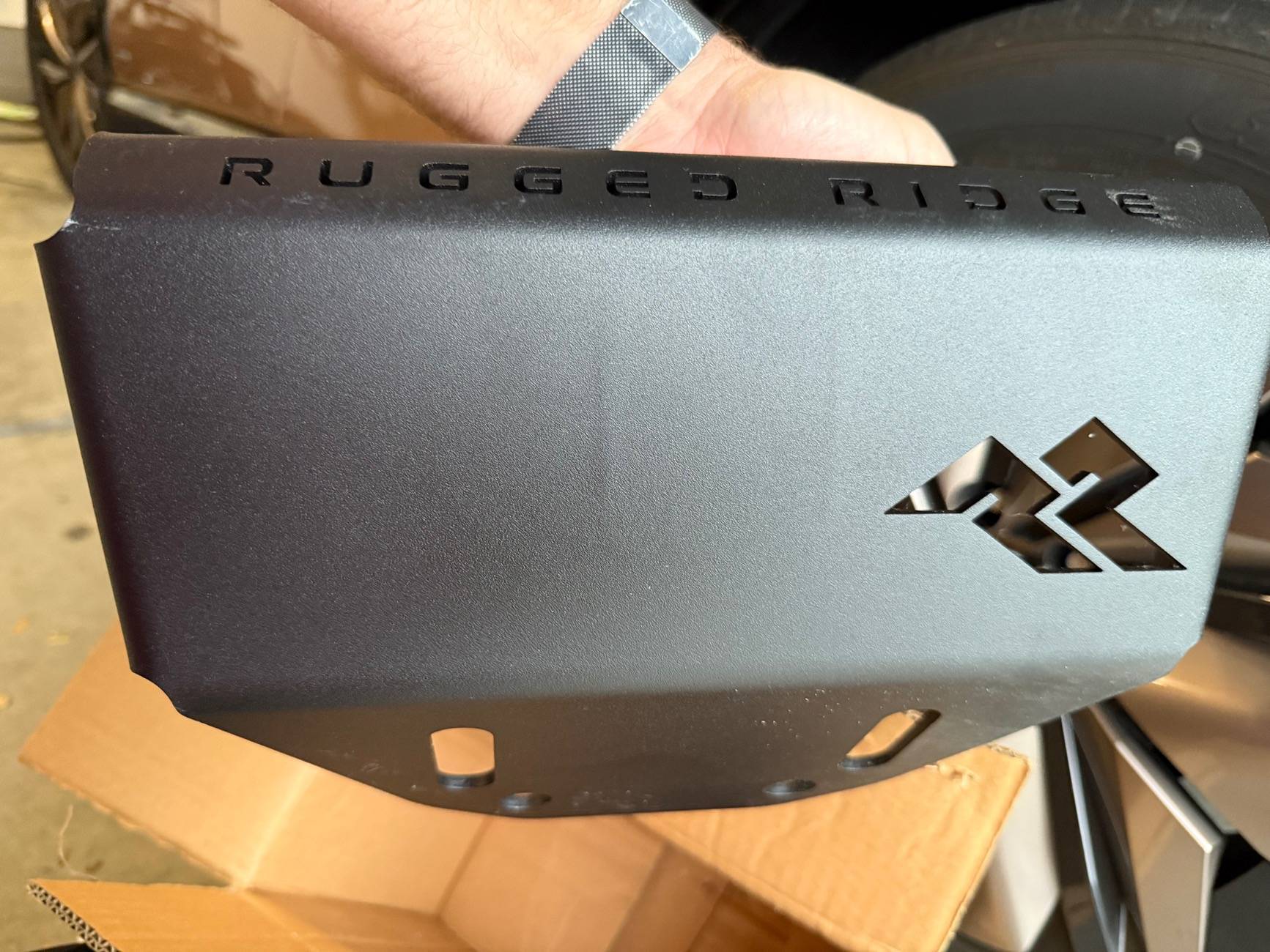 Jeep Gladiator Rugged Ridge hitch skid plate - New, $50 img_8153-jpe