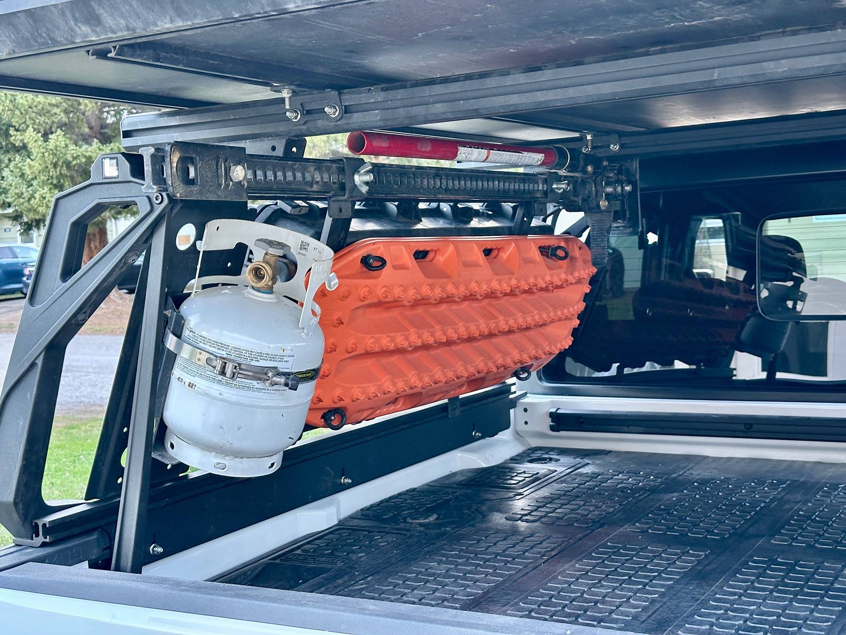 Jeep Gladiator Installed my Letiner forged bed rack, CVT Mt hood tent, and decked drawers IMG_3054