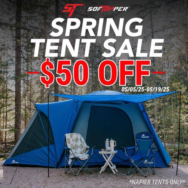 Jeep Gladiator Spring Tent Sale! $50 OFF Spring Tent Sale social 600 x 600 